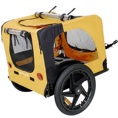 2-in-1 Dog Bike Trailer | Heavy-Duty Foldable Pet Carrier
