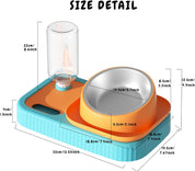 Automatic Gravity Pet Food & Water Bowl Set
