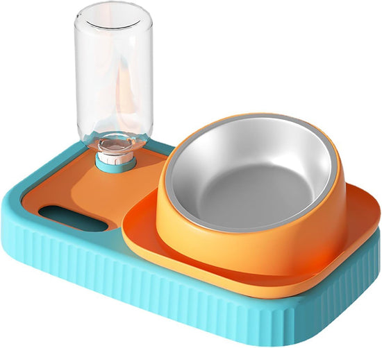 Automatic Gravity Pet Food & Water Bowl Set