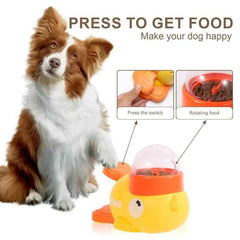 Interactive Dog Puzzle Feeder & Treat Dispenser | Cartoon Duck