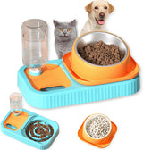Automatic Gravity Pet Food & Water Bowl Set