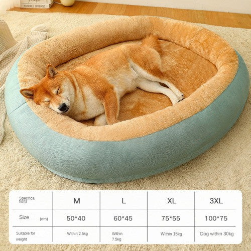 Removable And Washable Dog Bed Warm