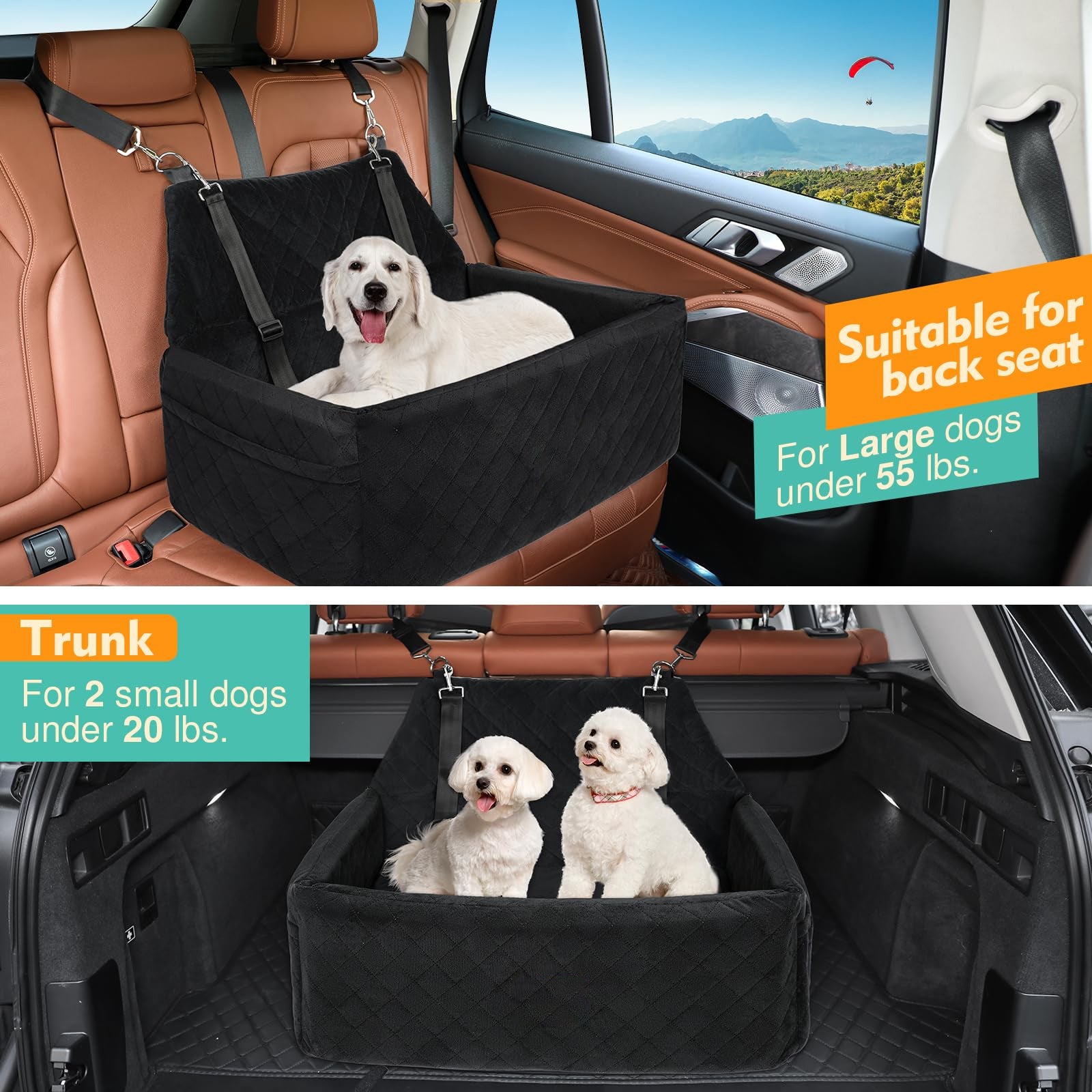 Removable Washable Dog Car House