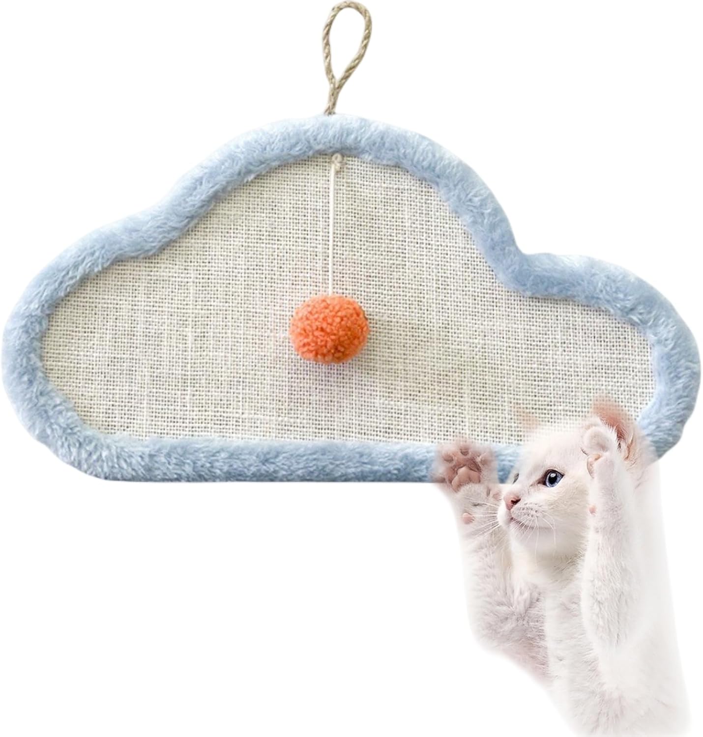 Wall-Mounted Sisal Cat Scratcher
