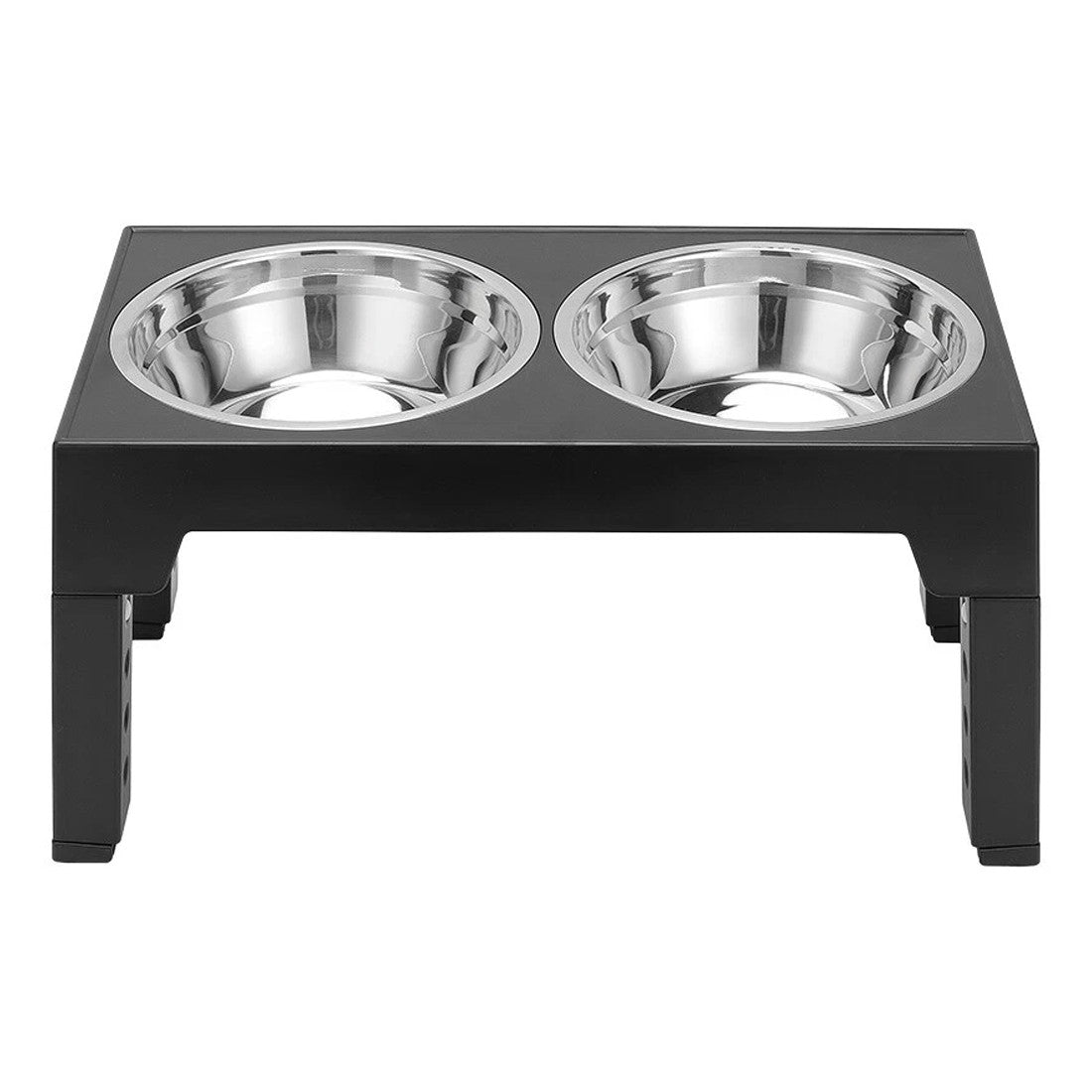 Stainless Steel Double Dog Feeding Station